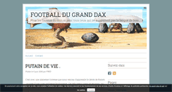 Desktop Screenshot of footballgranddax.fr